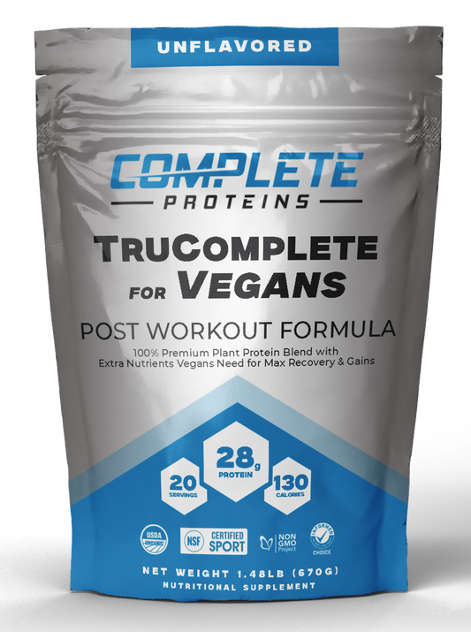 TruComplete Post Workout Protein Powder for Vegans