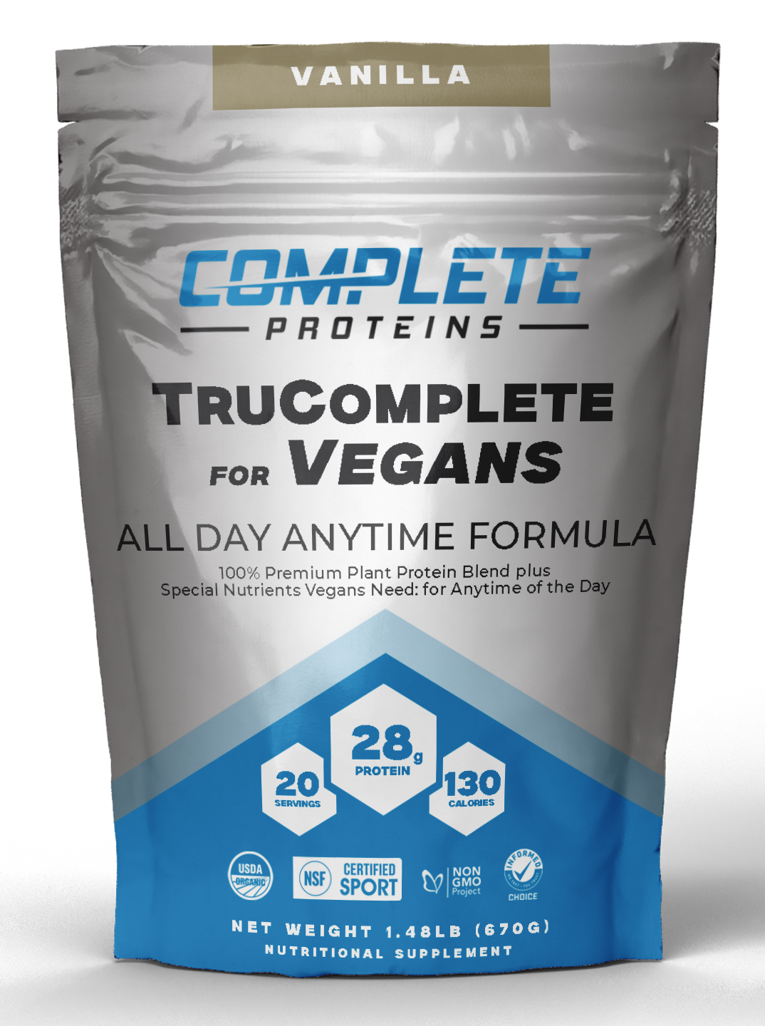 TruComplete All Day Anytime Protein Powder for Vegans